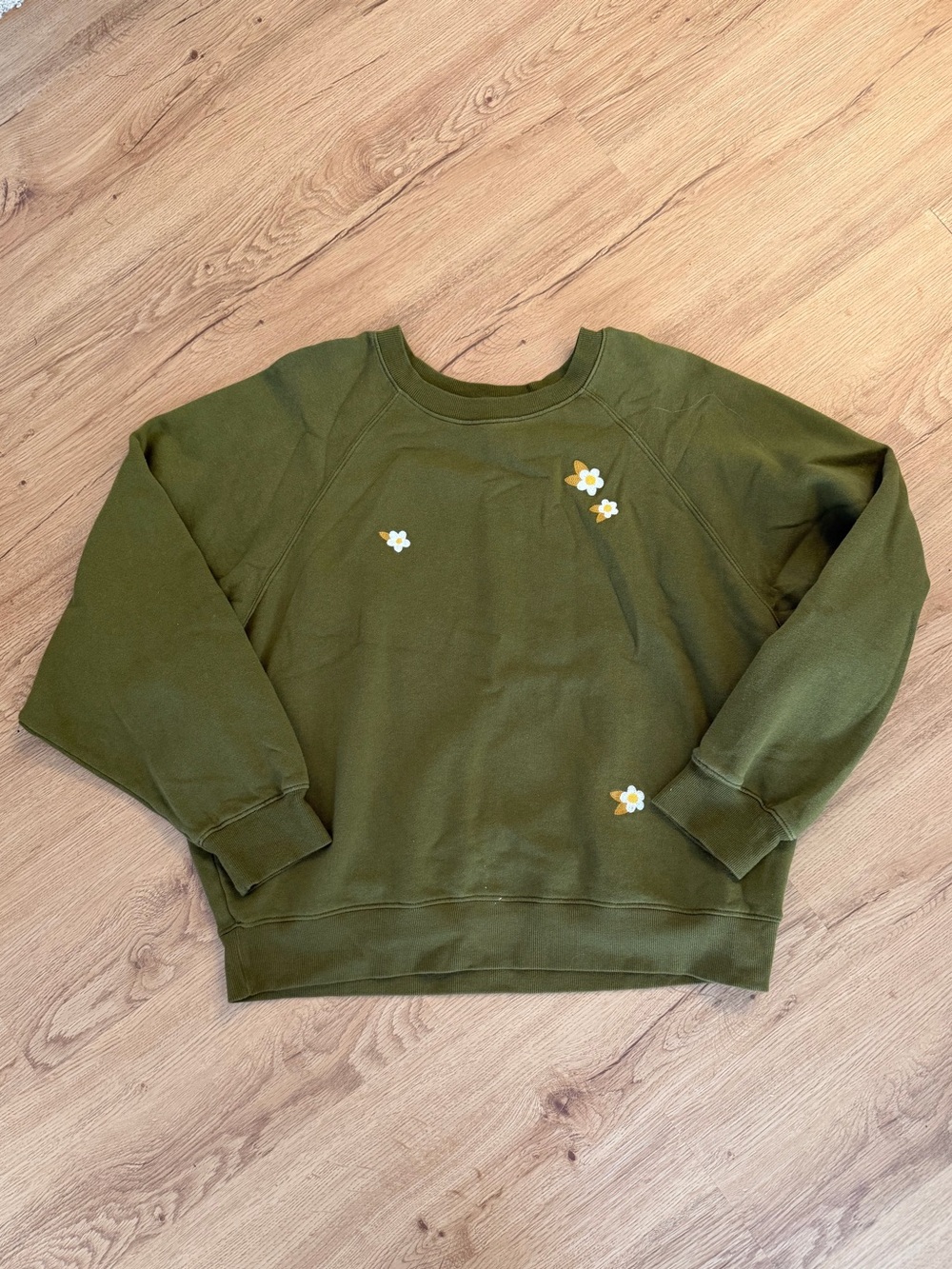 Old Navy So Comfy Embroidered Crewneck Sweatshirt